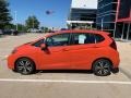 2019 Orange Fury Honda Fit EX  photo #2