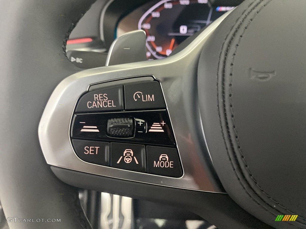 2023 BMW 5 Series M550i xDrive Sedan Black Steering Wheel Photo #144800083
