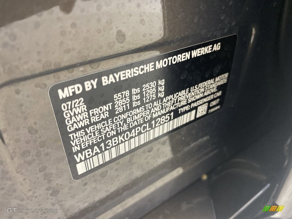2023 BMW 5 Series M550i xDrive Sedan Color Code Photos