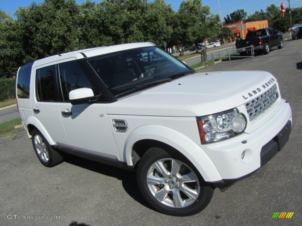 Fuji White 2013 Land Rover LR4 HSE LUX Exterior Photo #144800584