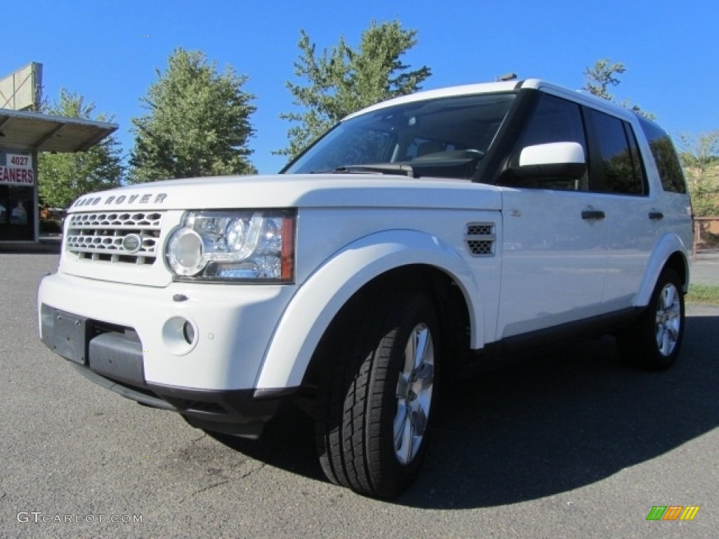 Fuji White 2013 Land Rover LR4 HSE LUX Exterior Photo #144800641