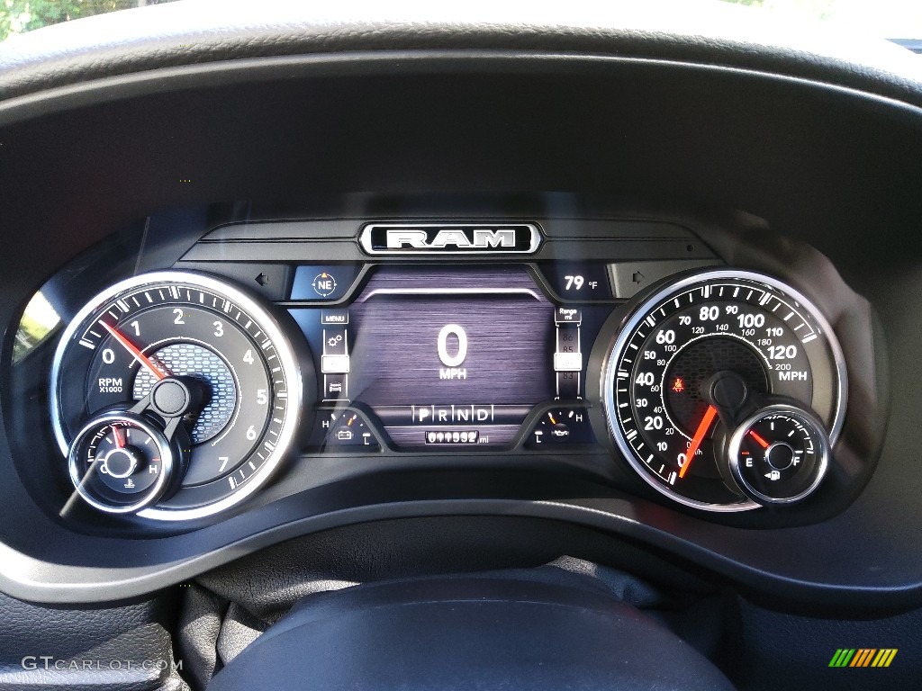 2021 Ram 1500 Big Horn Crew Cab 4x4 Gauges Photo #144800845