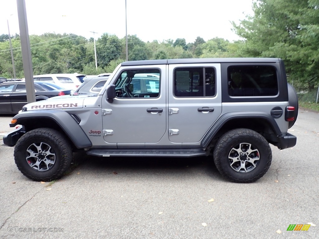 2021 Wrangler Unlimited Rubicon 4x4 - Billet Silver Metallic / Black photo #4