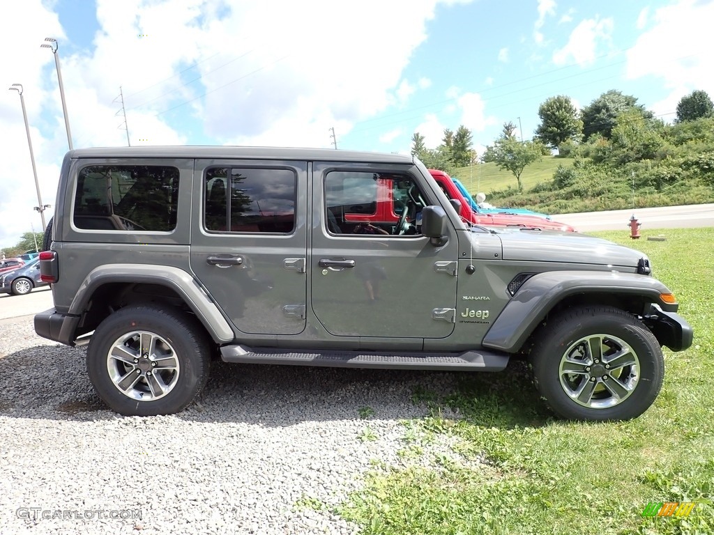 Sting-Gray 2023 Jeep Wrangler Unlimited Sahara 4x4 Exterior Photo #144801238