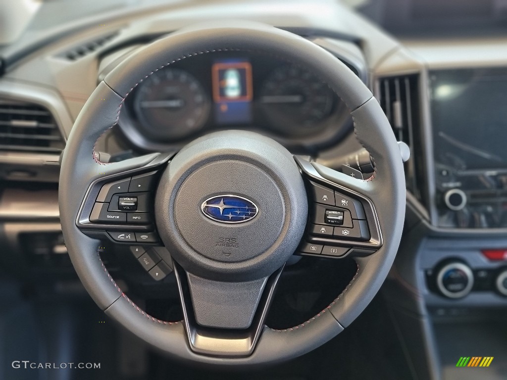 2023 Subaru Crosstrek Premium Black Steering Wheel Photo #144801256