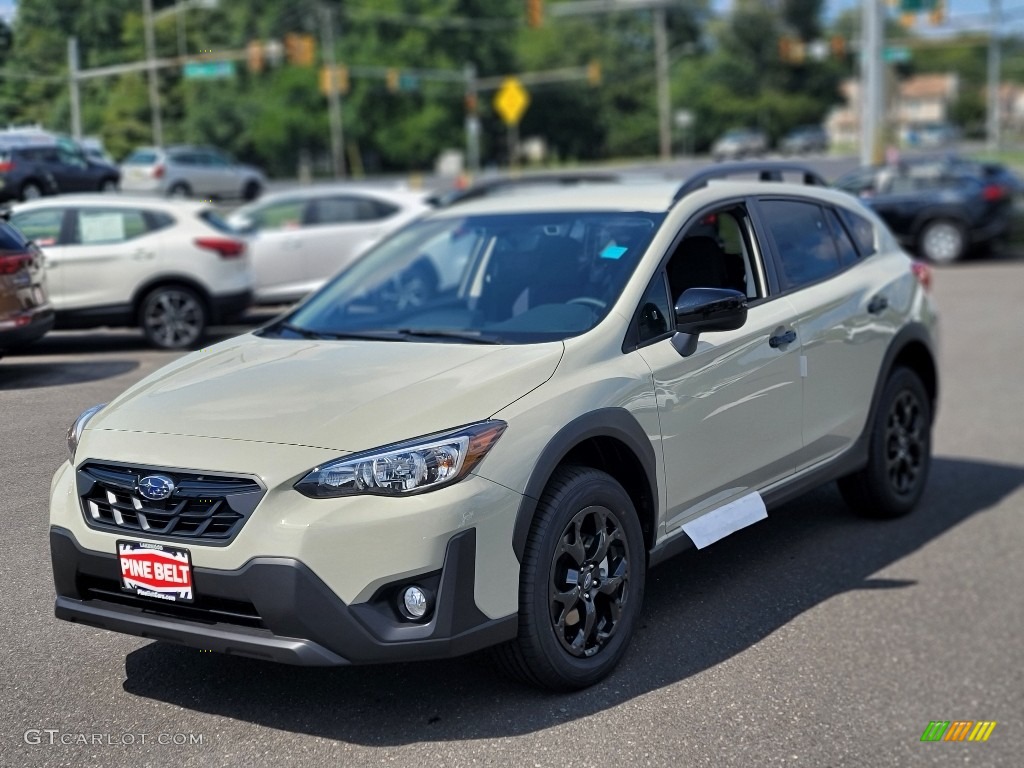 2023 Crosstrek Premium - Desert Khaki / Black photo #1