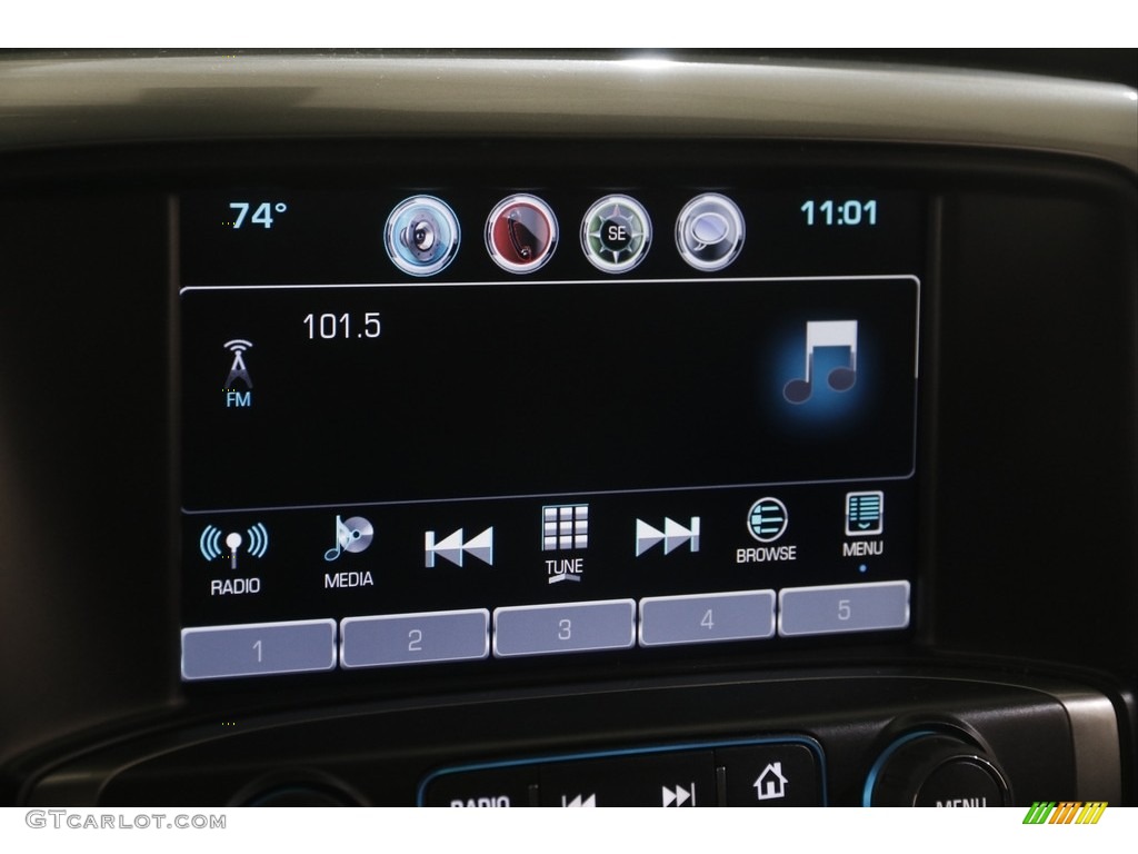 2016 Silverado 1500 LT Crew Cab 4x4 - Tungsten Metallic / Jet Black photo #11