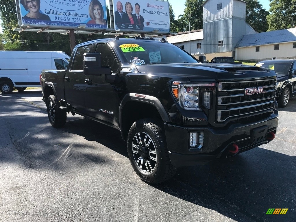 2020 Sierra 3500HD AT4 Crew Cab 4WD - Onyx Black / Jet Black/Kalahari photo #6