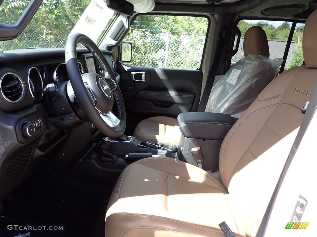 2022 Jeep Wrangler Unlimited Sahara 4x4 Front Seat Photo #144801868