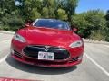 2013 Red Tesla Multi-Coat Tesla Model S P85 Performance  photo #3
