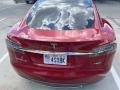 2013 Red Tesla Multi-Coat Tesla Model S P85 Performance  photo #5