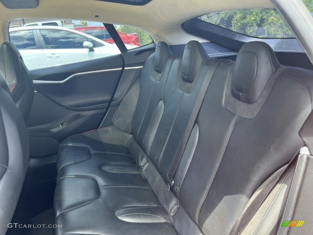 Black Interior 2013 Tesla Model S P85 Performance Photo #144803266