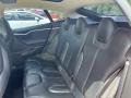 2013 Tesla Model S Black Interior Rear Seat Photo