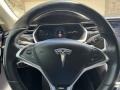 Black 2013 Tesla Model S P85 Performance Steering Wheel