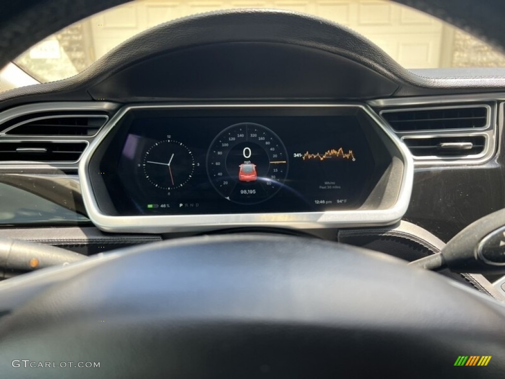 2013 Tesla Model S P85 Performance Gauges Photos
