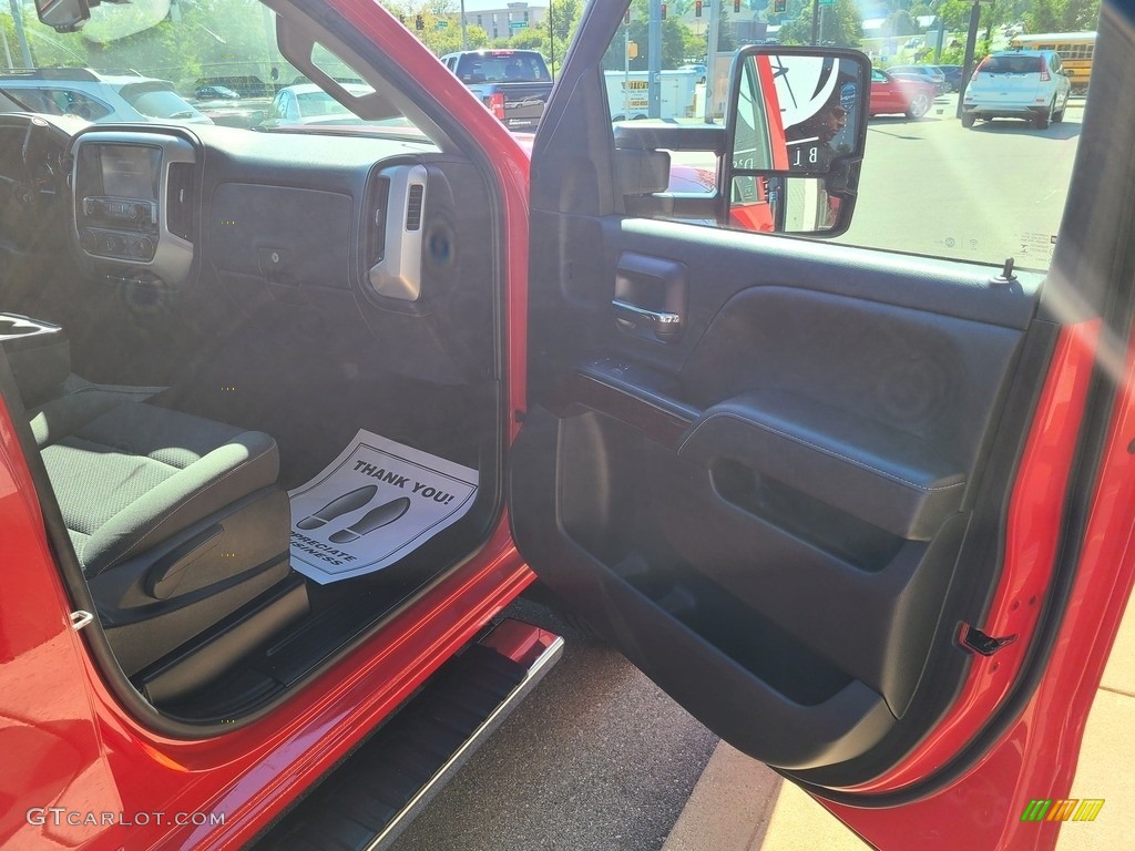 2017 Sierra 2500HD SLE Double Cab 4x4 - Cardinal Red / Jet Black photo #49