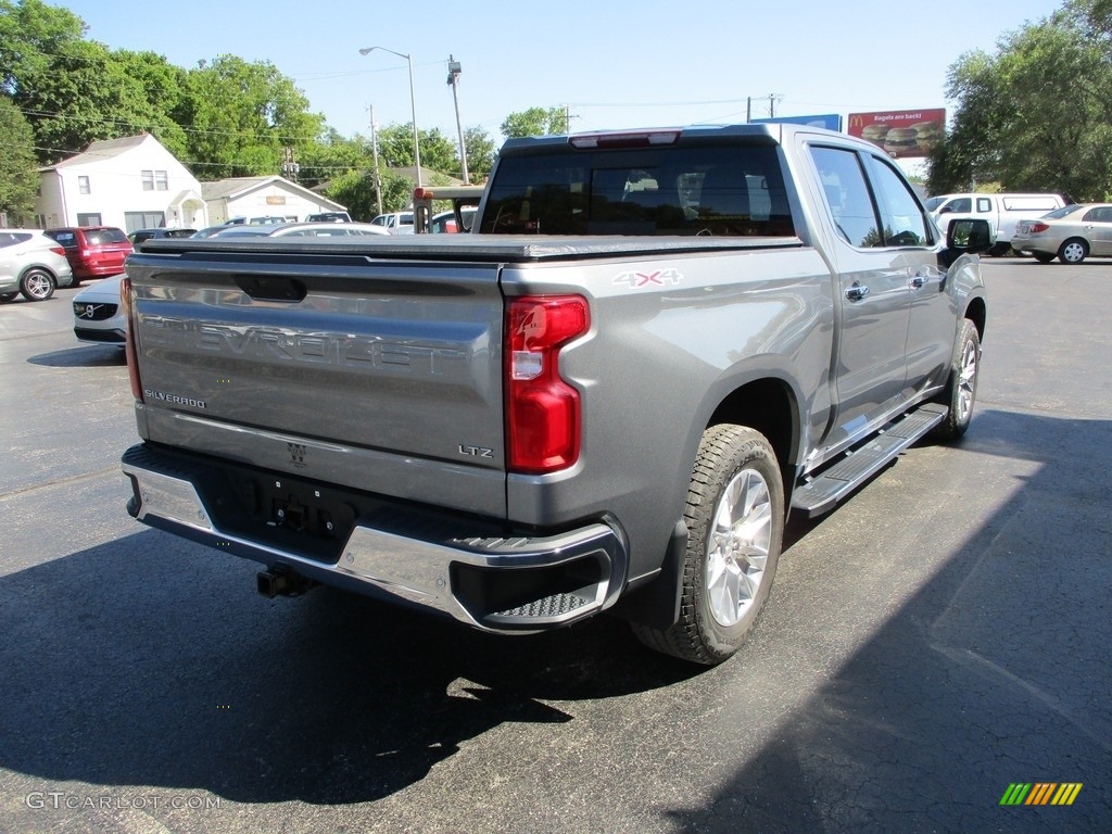 2019 Silverado 1500 LTZ Crew Cab 4WD - Satin Steel Metallic / Gideon/Very Dark Atmosphere photo #4