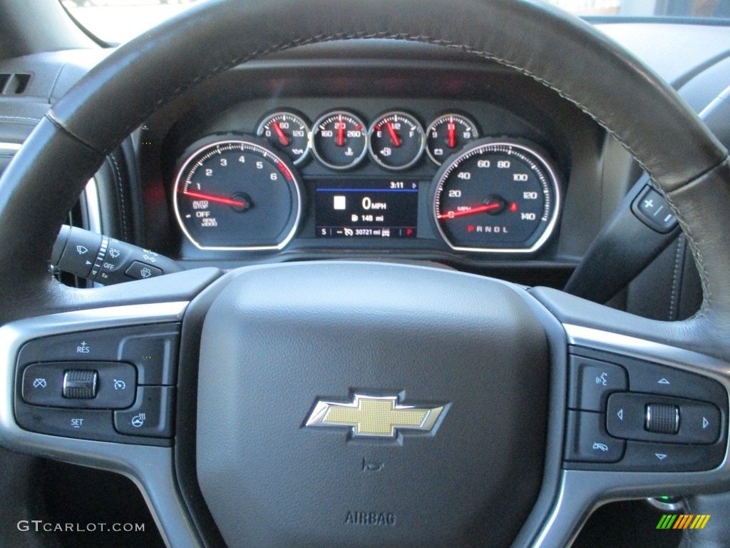 2019 Silverado 1500 LTZ Crew Cab 4WD - Satin Steel Metallic / Gideon/Very Dark Atmosphere photo #15