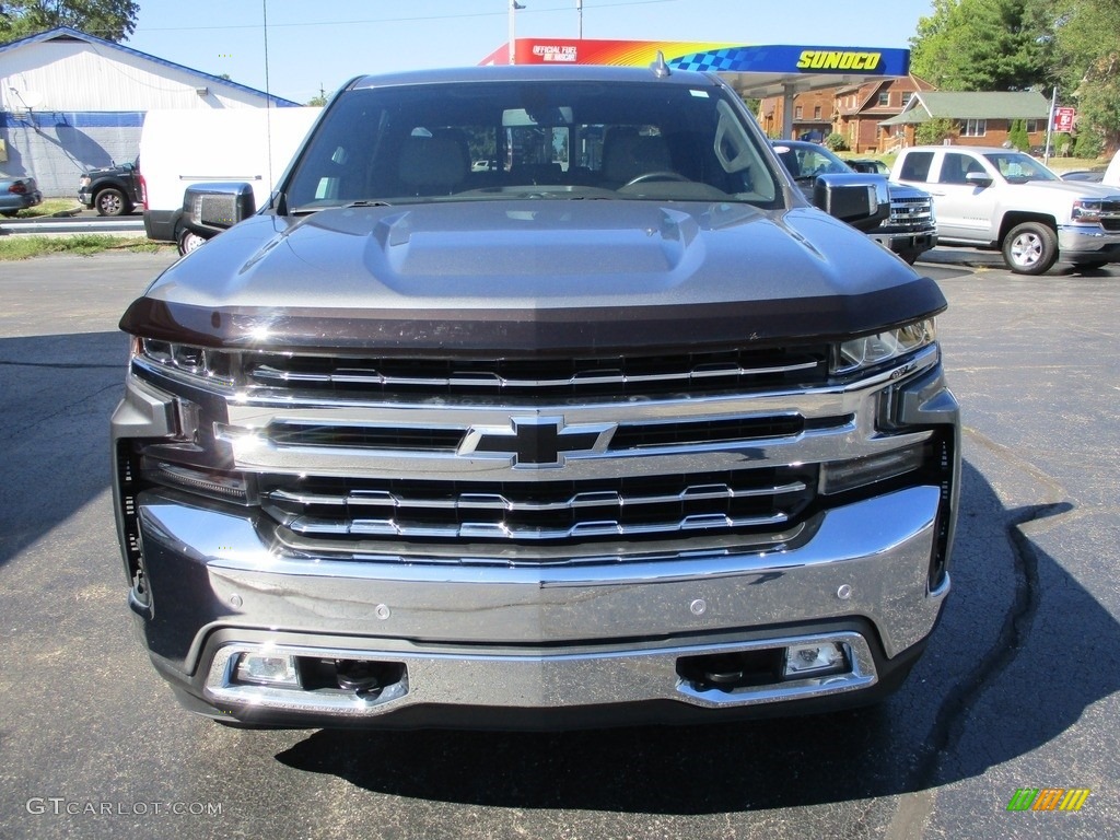 2019 Silverado 1500 LTZ Crew Cab 4WD - Satin Steel Metallic / Gideon/Very Dark Atmosphere photo #32