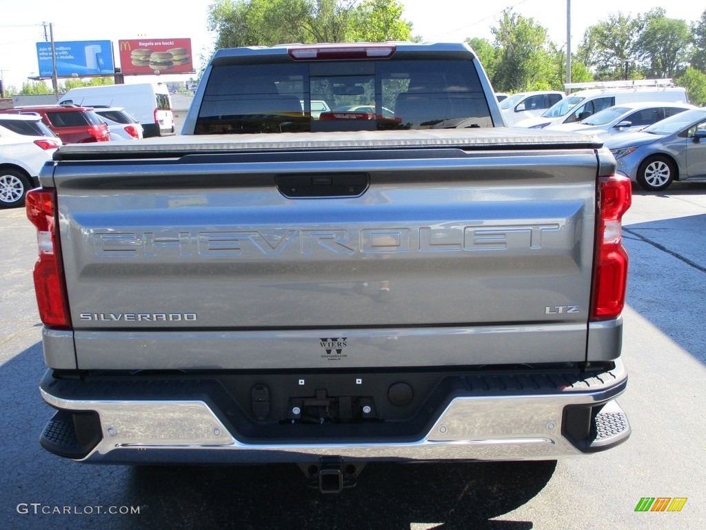 2019 Silverado 1500 LTZ Crew Cab 4WD - Satin Steel Metallic / Gideon/Very Dark Atmosphere photo #35