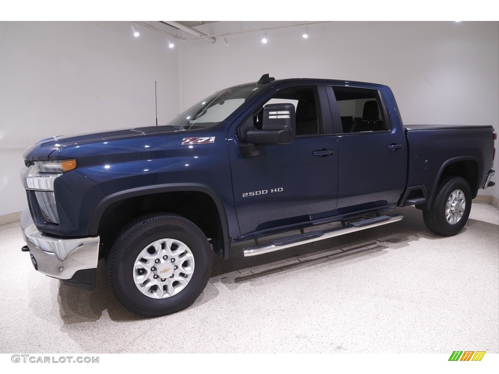 2021 Silverado 2500HD LT Crew Cab 4x4 - Northsky Blue Metallic / Jet Black photo #3