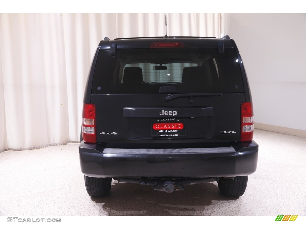 2008 Liberty Sport 4x4 - Brilliant Black Crystal Pearl / Pastel Slate Gray photo #15
