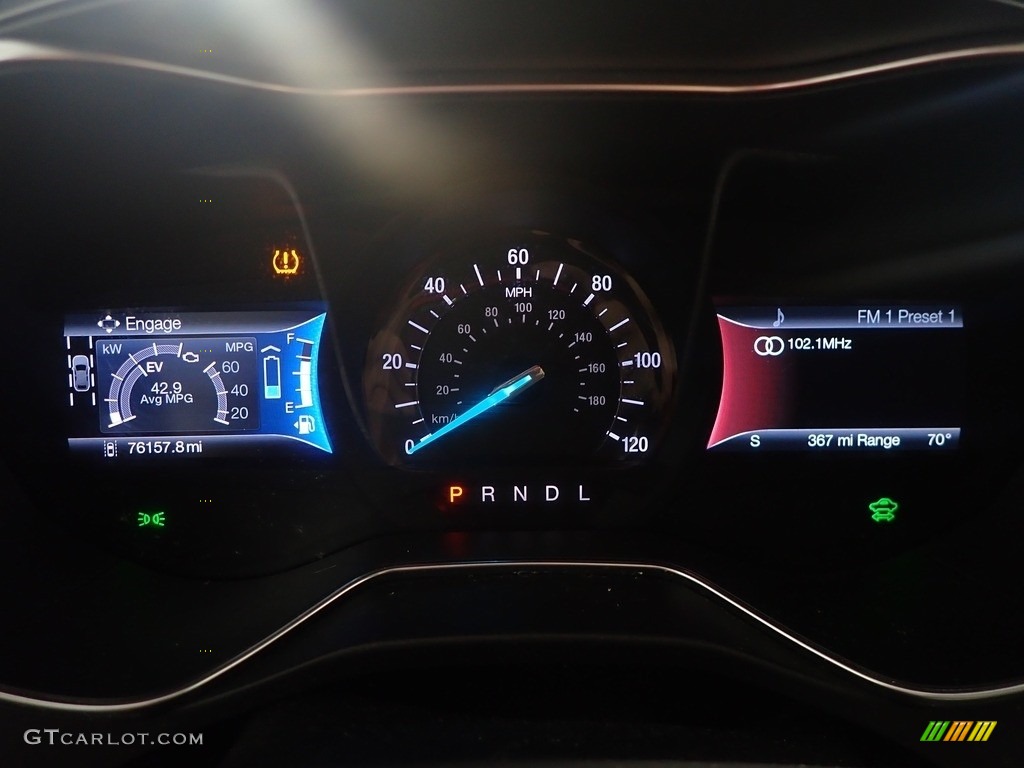 2016 Fusion Energi Titanium - Shadow Black / Charcoal Black photo #28