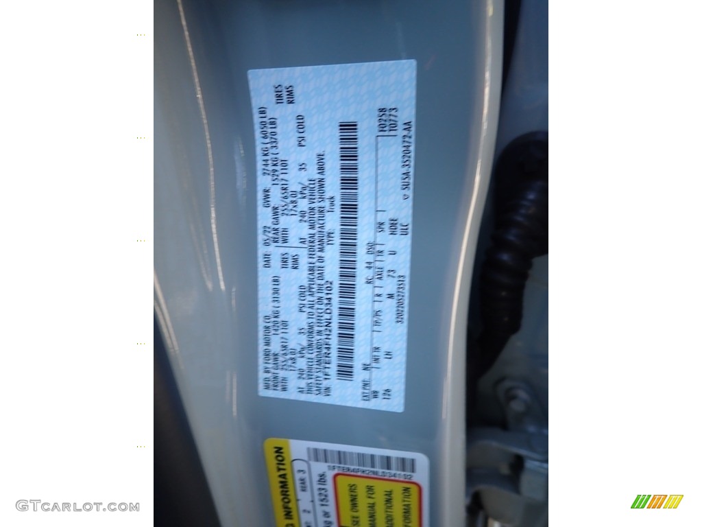 2022 Ranger XLT SuperCrew 4x4 - Cactus Gray / Ebony photo #20