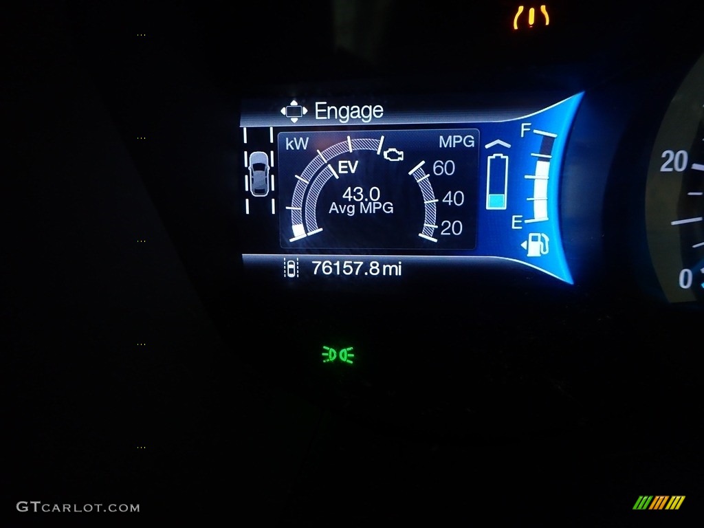 2016 Fusion Energi Titanium - Shadow Black / Charcoal Black photo #43