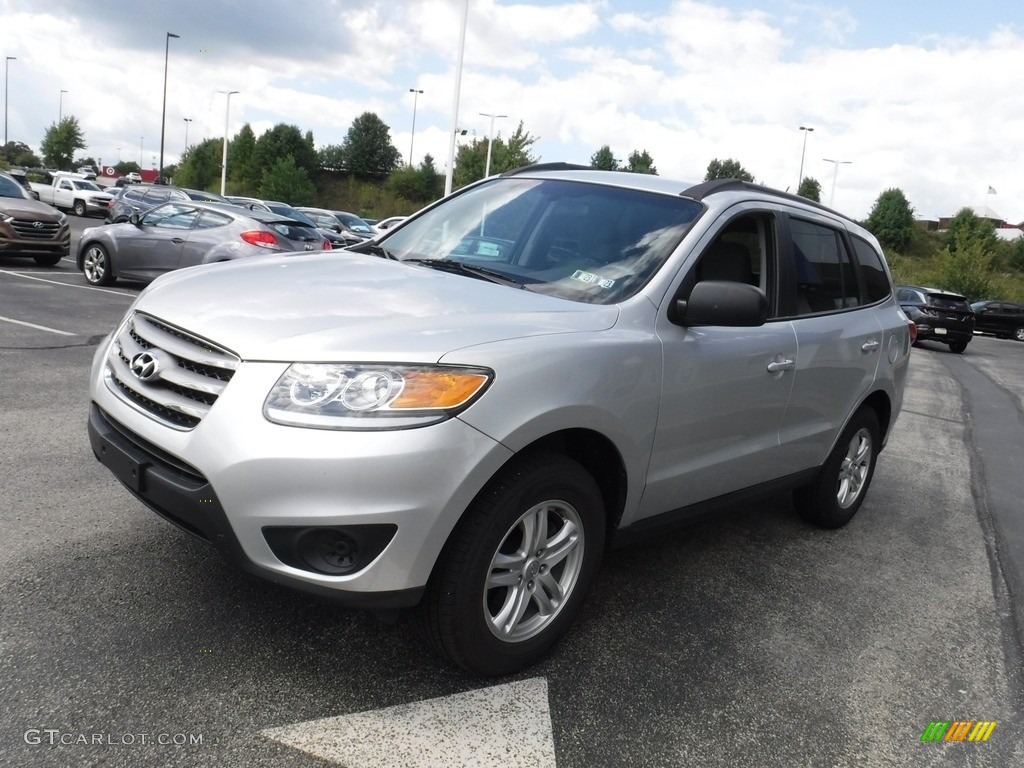 2012 Santa Fe GLS AWD - Moonstone Silver / Gray photo #5