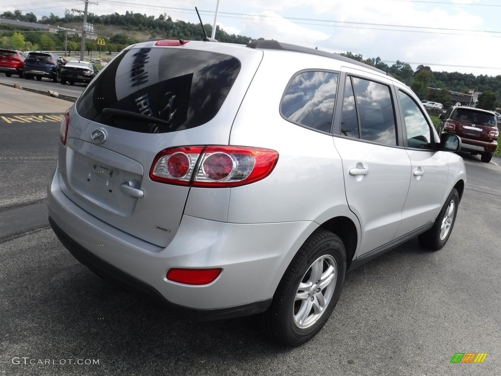 2012 Santa Fe GLS AWD - Moonstone Silver / Gray photo #9