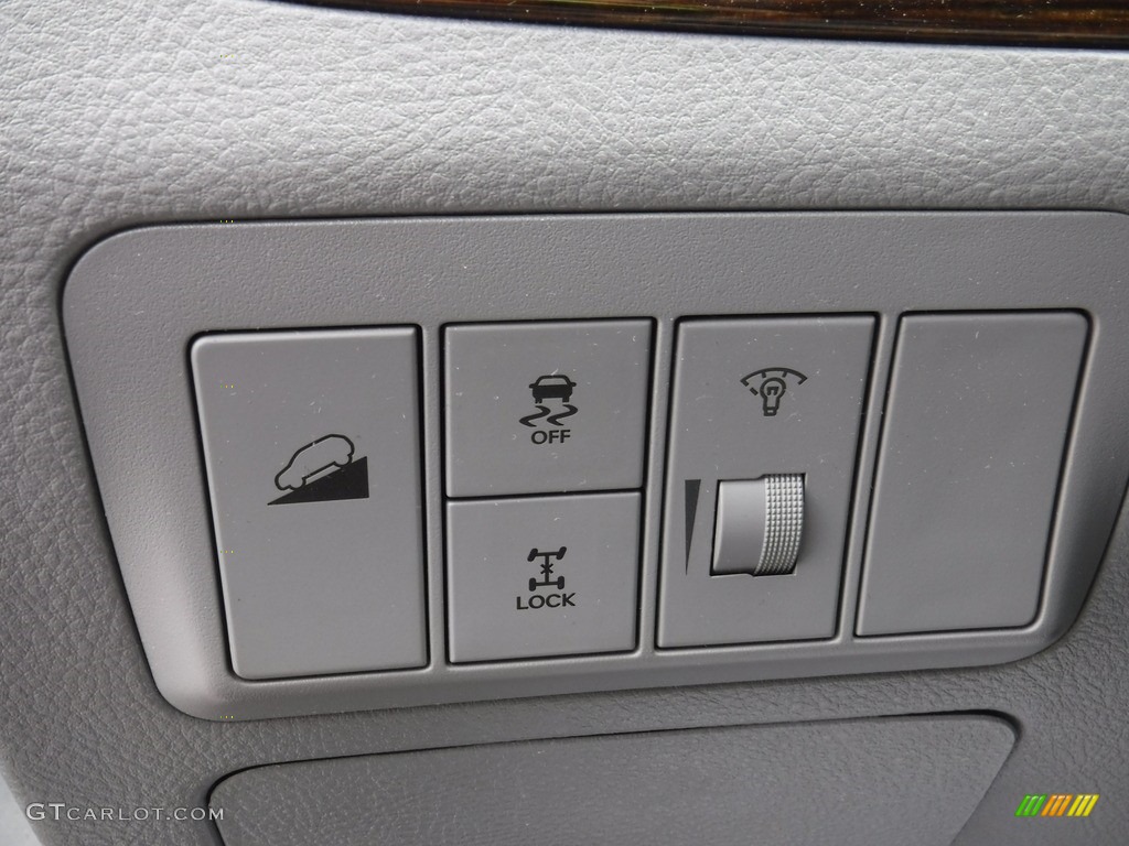 2012 Santa Fe GLS AWD - Moonstone Silver / Gray photo #13