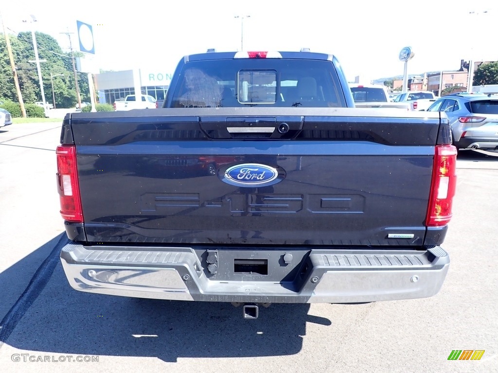 2022 F150 XLT SuperCrew 4x4 - Antimatter Blue Metallic / Medium Dark Slate photo #7