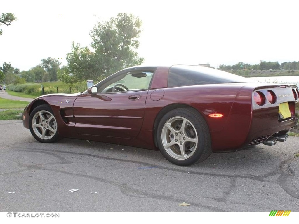 2003 Corvette Coupe - 50th Anniversary Red / Shale photo #5