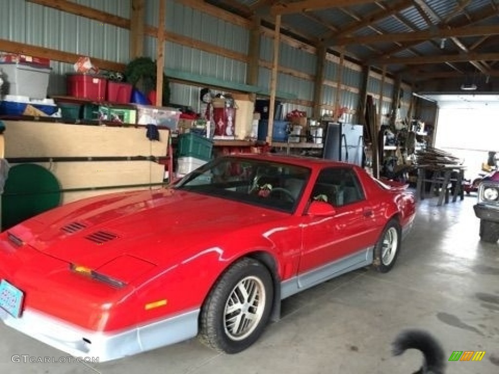 Bright Red 1988 Pontiac Firebird Trans Am Coupe Exterior Photo #144807781