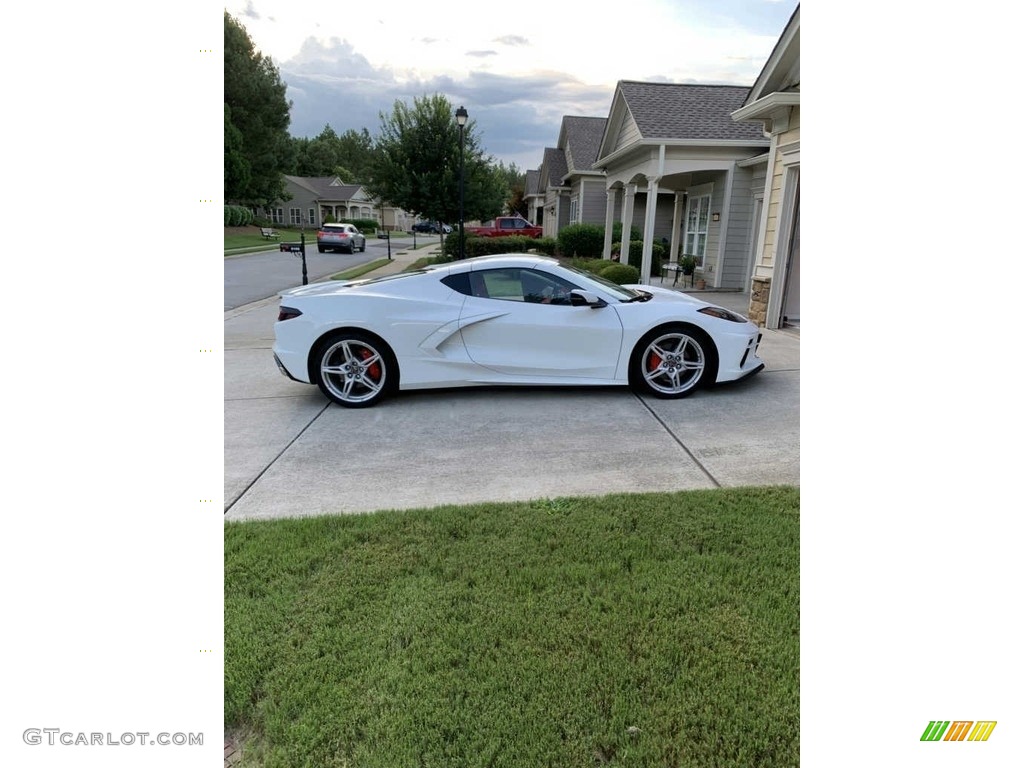 Arctic White 2022 Chevrolet Corvette Stingray Coupe Exterior Photo #144807943