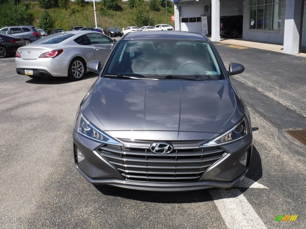 2020 Elantra SEL - Machine Gray / Black photo #4