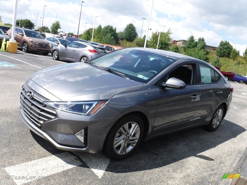 2020 Elantra SEL - Machine Gray / Black photo #5