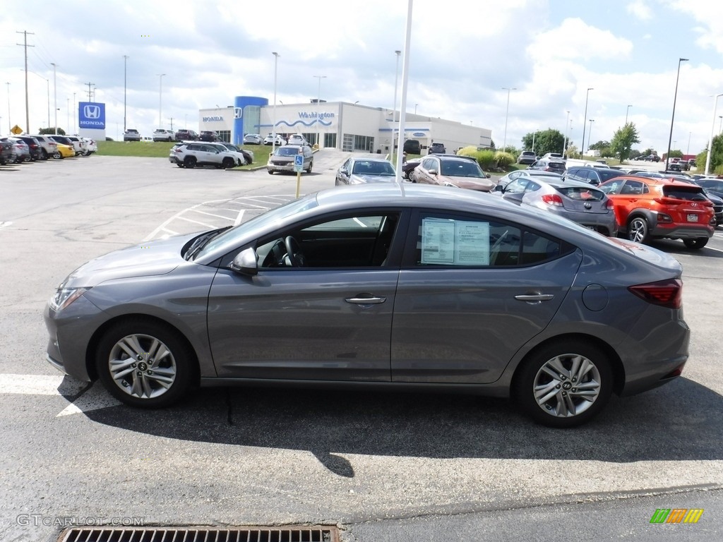 2020 Elantra SEL - Machine Gray / Black photo #6