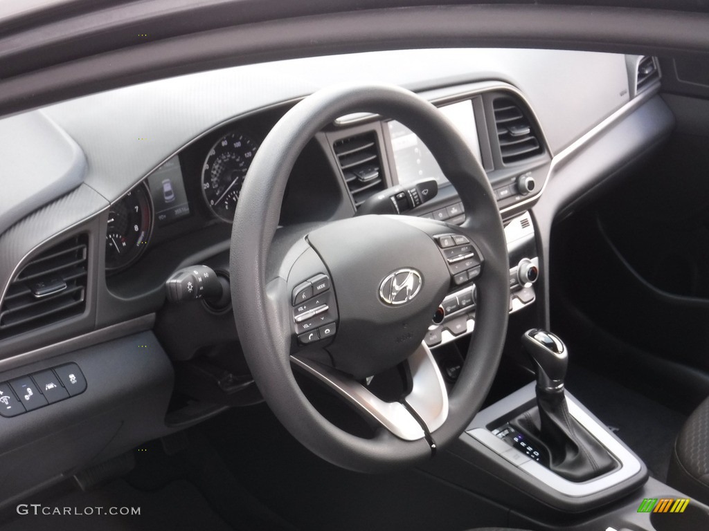 2020 Elantra SEL - Machine Gray / Black photo #10