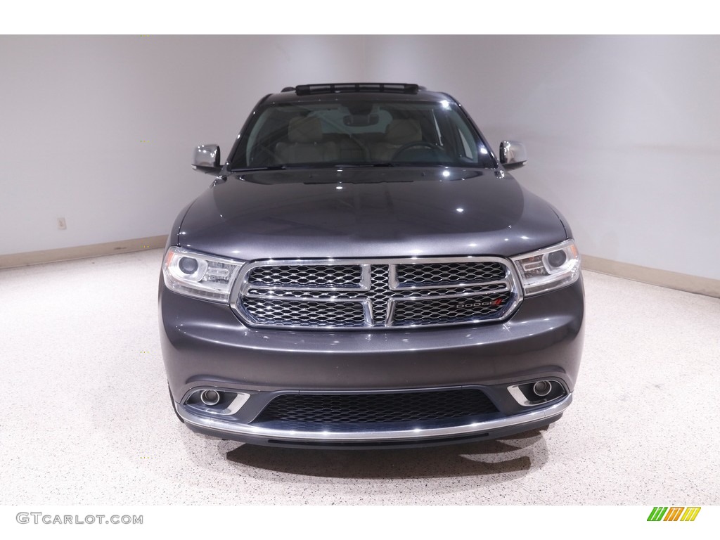 2017 Durango Citadel - Granite Metallic / Black/Light Frost Beige photo #2