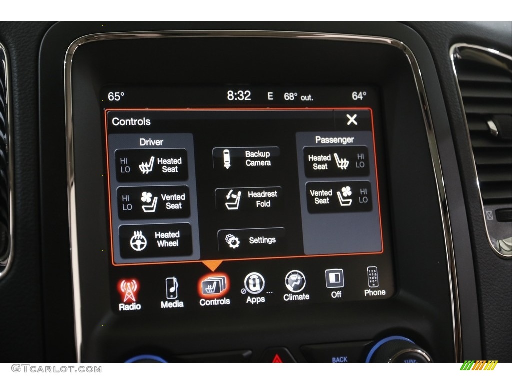 2017 Durango Citadel - Granite Metallic / Black/Light Frost Beige photo #10