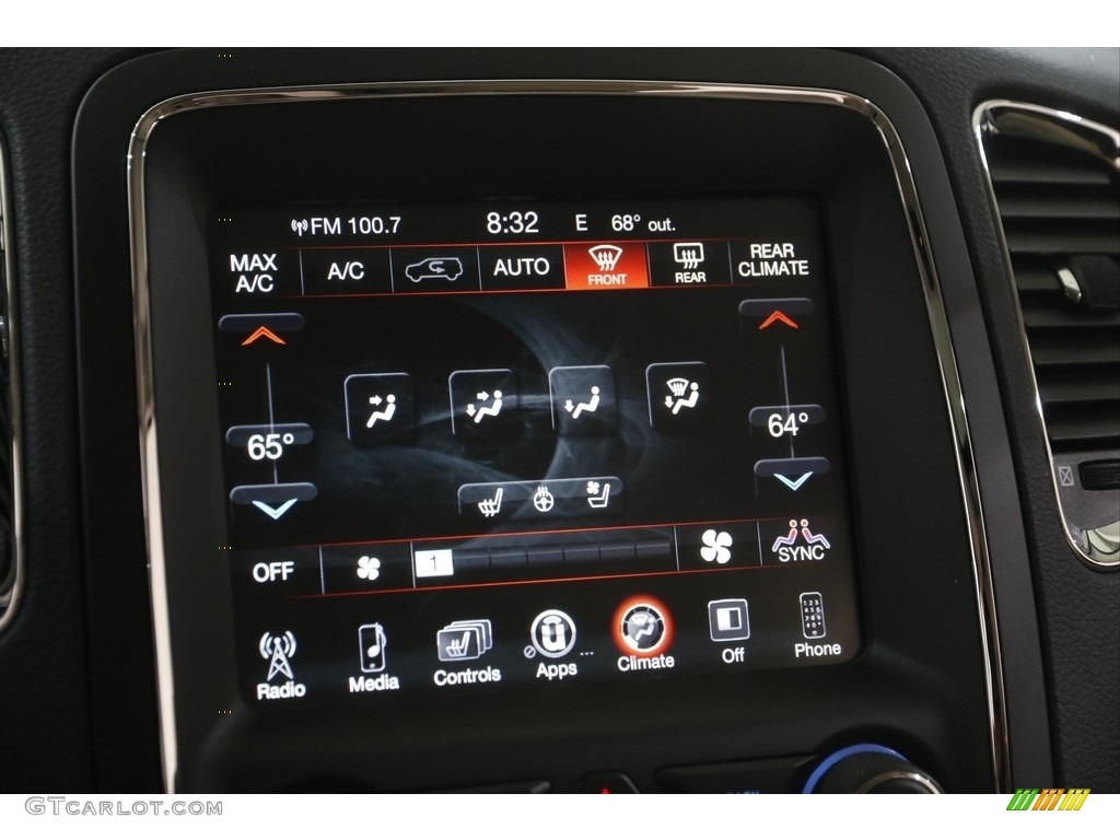 2017 Dodge Durango Citadel Controls Photo #144809576