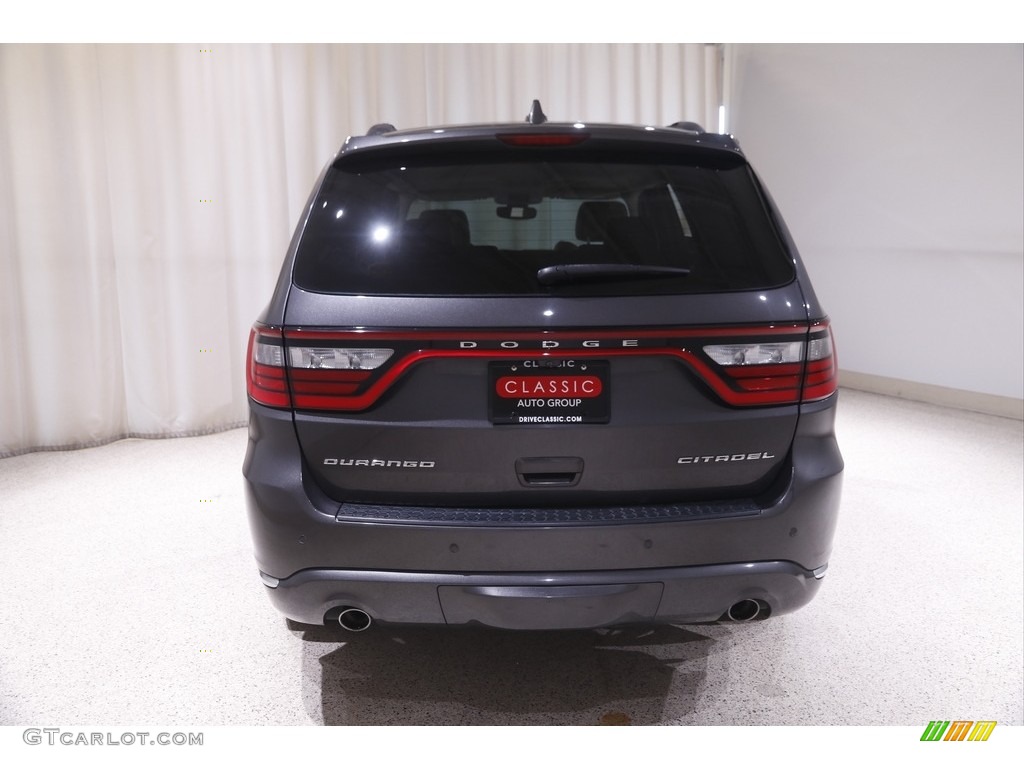 2017 Durango Citadel - Granite Metallic / Black/Light Frost Beige photo #20