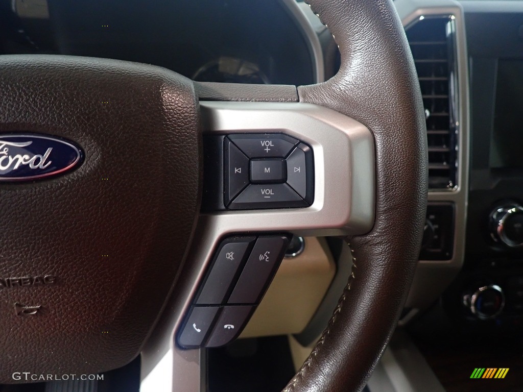 2018 F150 Lariat SuperCab 4x4 - White Gold / Light Camel photo #32