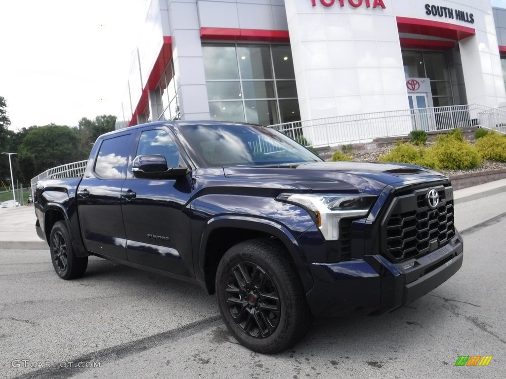 2022 Tundra TRD Sport Crew Cab 4x4 - Blueprint / Black photo #1