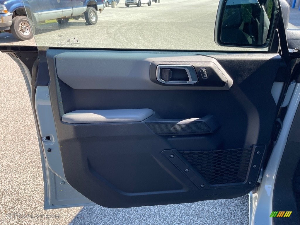 2022 Ford Bronco Big Bend 4x4 4-Door Dark Space Gray Door Panel Photo #144810511