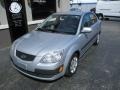 2009 Clear Silver Kia Rio LX Sedan  photo #2