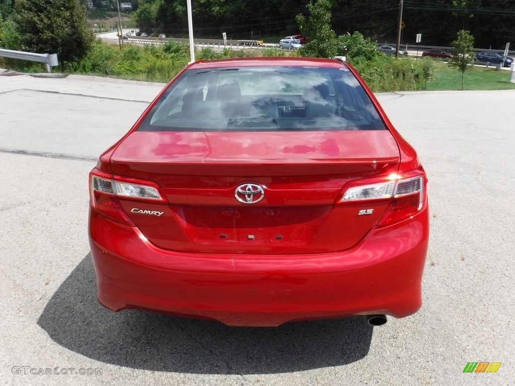 2012 Camry SE - Barcelona Red Metallic / Black/Ash photo #13