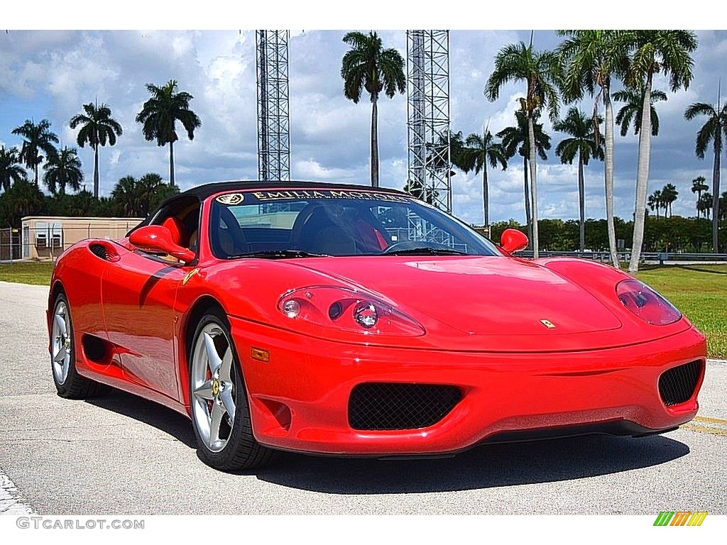 Rosso Corsa (Red) 2004 Ferrari 360 Spider Exterior Photo #144813506
